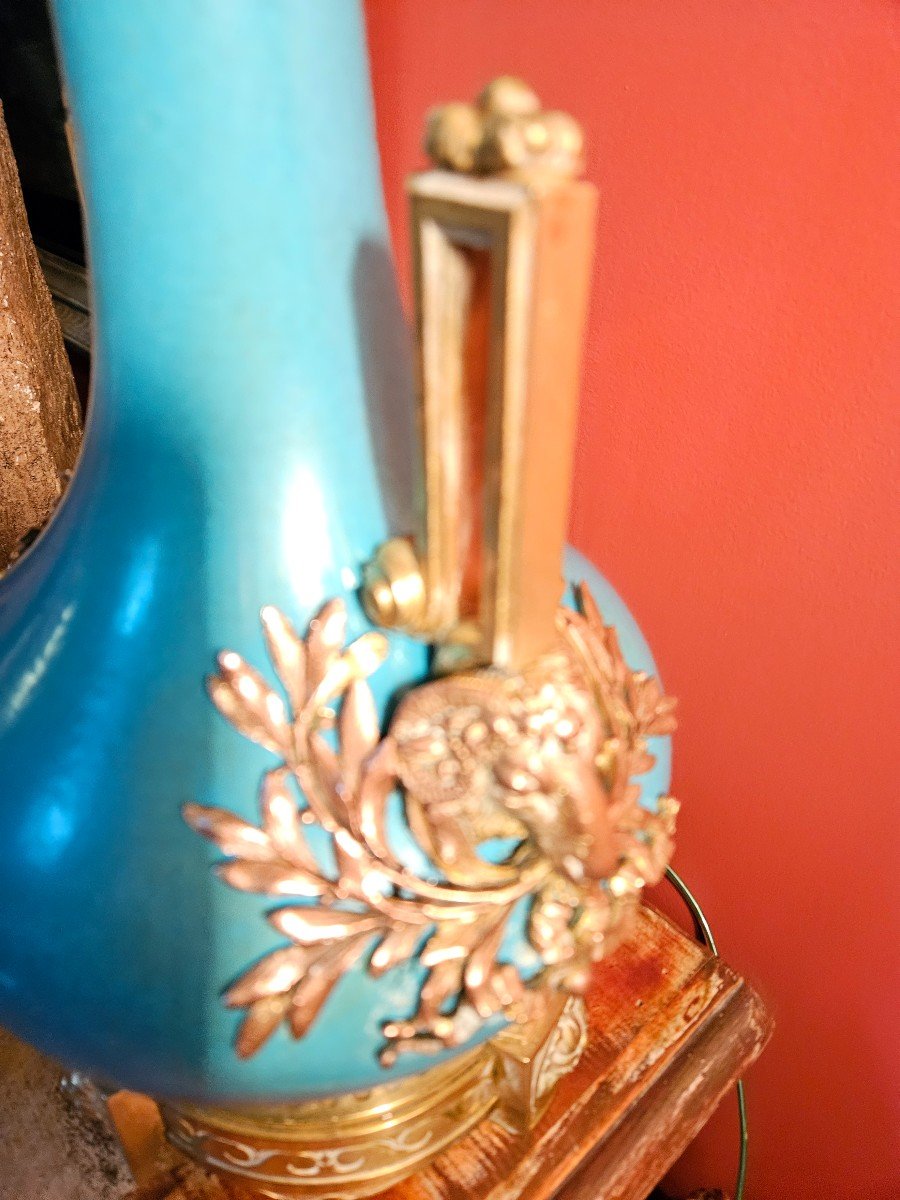 Pied de lampe Napoleon III -photo-3