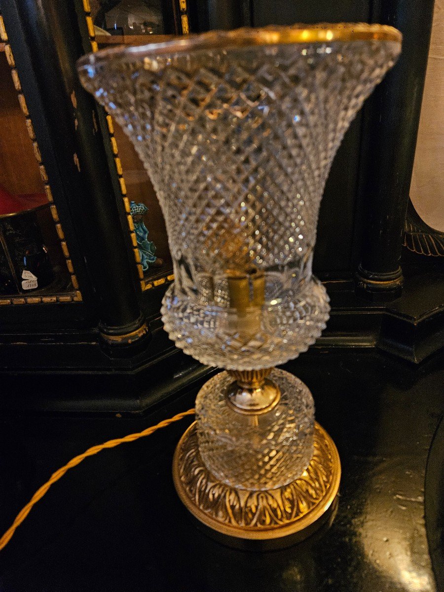 Vase medicis en cristal  lampe-photo-8