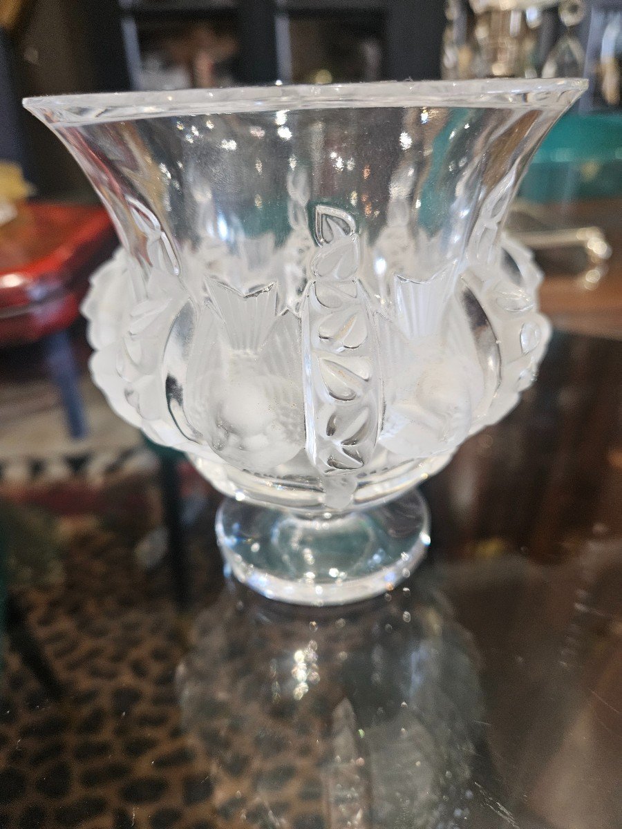 Vase Lalique France Dampierre-photo-2