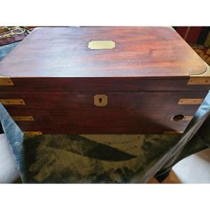 19th Century Marine Travel Writing Case With Systems