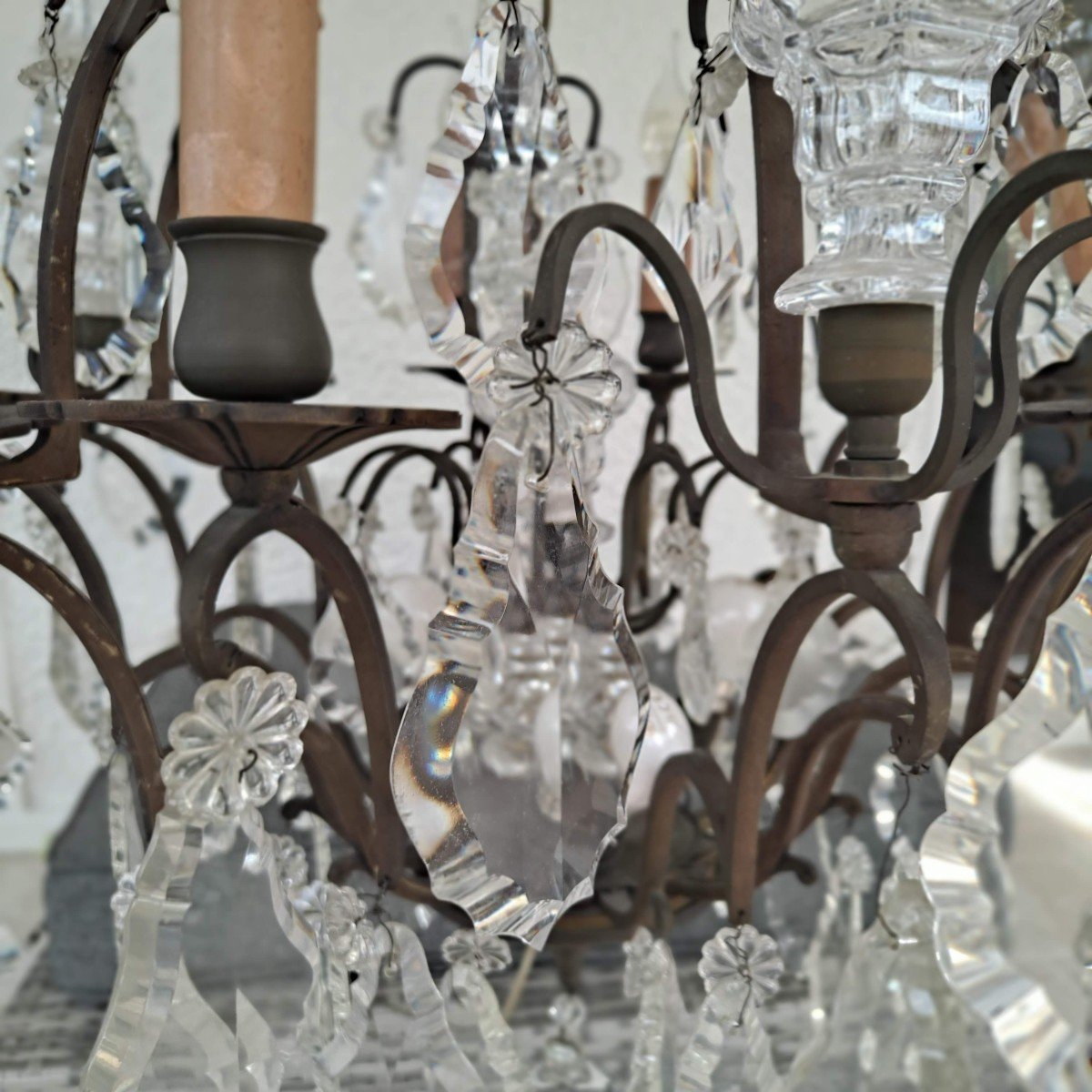 Cage Chandelier With Tassels-photo-4