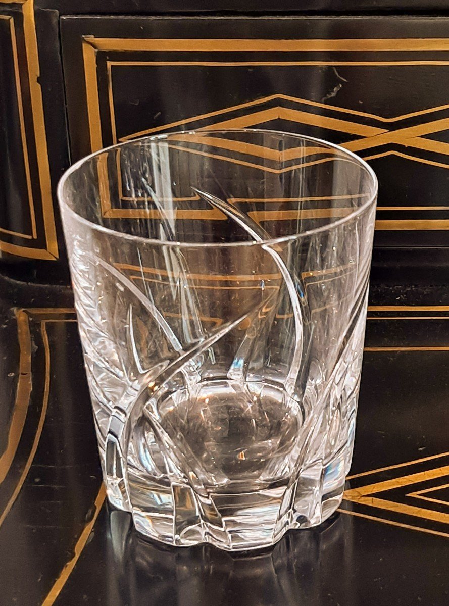 10 Sèvres Crystal Whiskey Glasses-photo-1