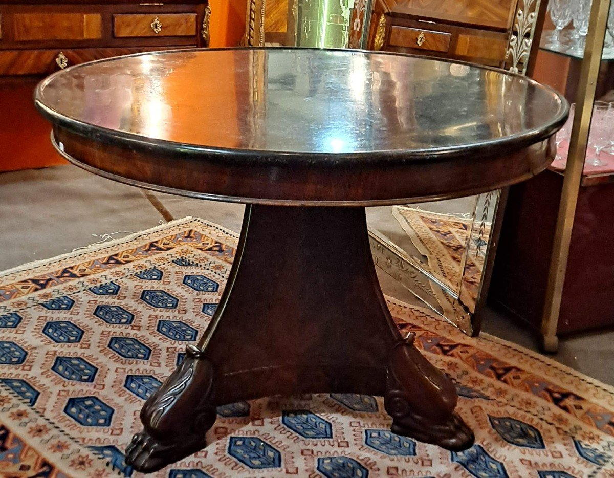 Restoration Period Gueridon Marble Top