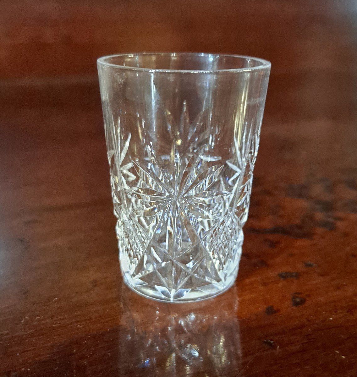 6 Saint Louis Crystal Shot Or Liqueur Glasses-photo-2