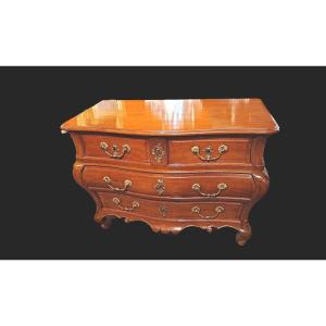 Bordelaise Chest Of Drawers Mahogany Blond