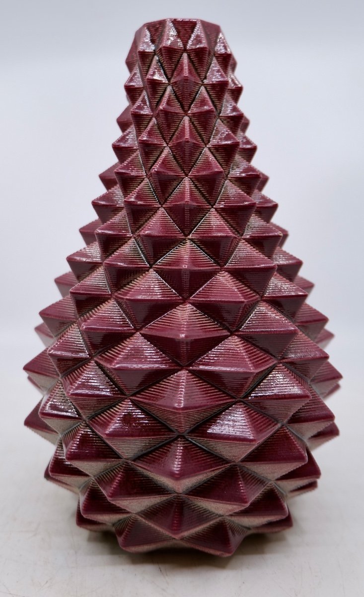 Vase Design De Fabian Schmid - 3d "surface" - Karlsruhe Majolika