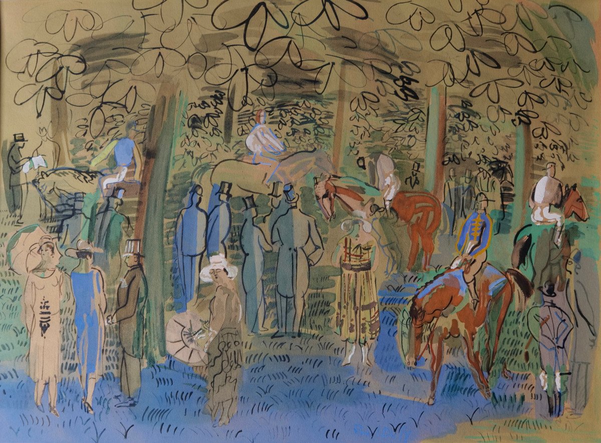 Raoul Dufy "une Après-midi Hippique" Lithographie