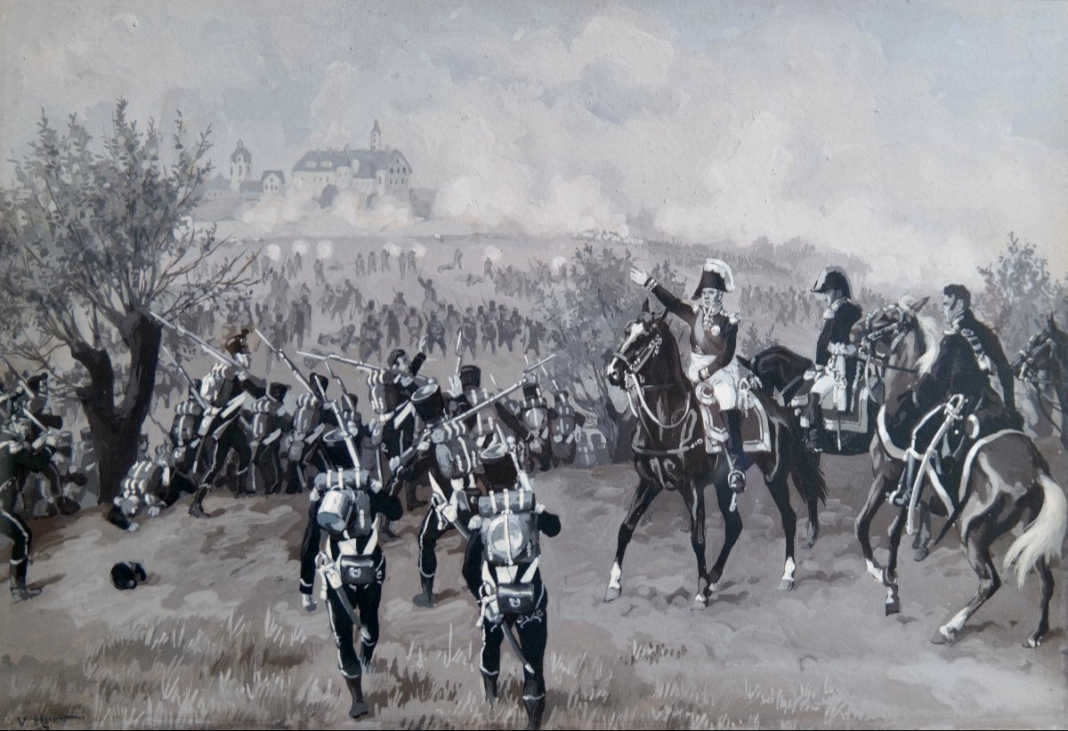 Victor Huen "napoleonic Battle Scene" - Militariat - Napoleon 