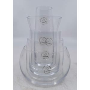 Set Of 5 "5 In 1" Glasses By Joe Colombo - Publisher Progetti (italy) - Design