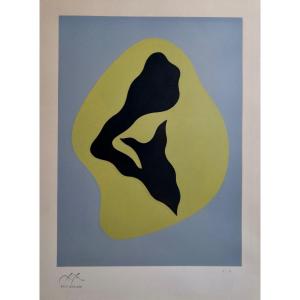 Lithographie Hans Arp "sans Titre" - épreuve d'Artiste