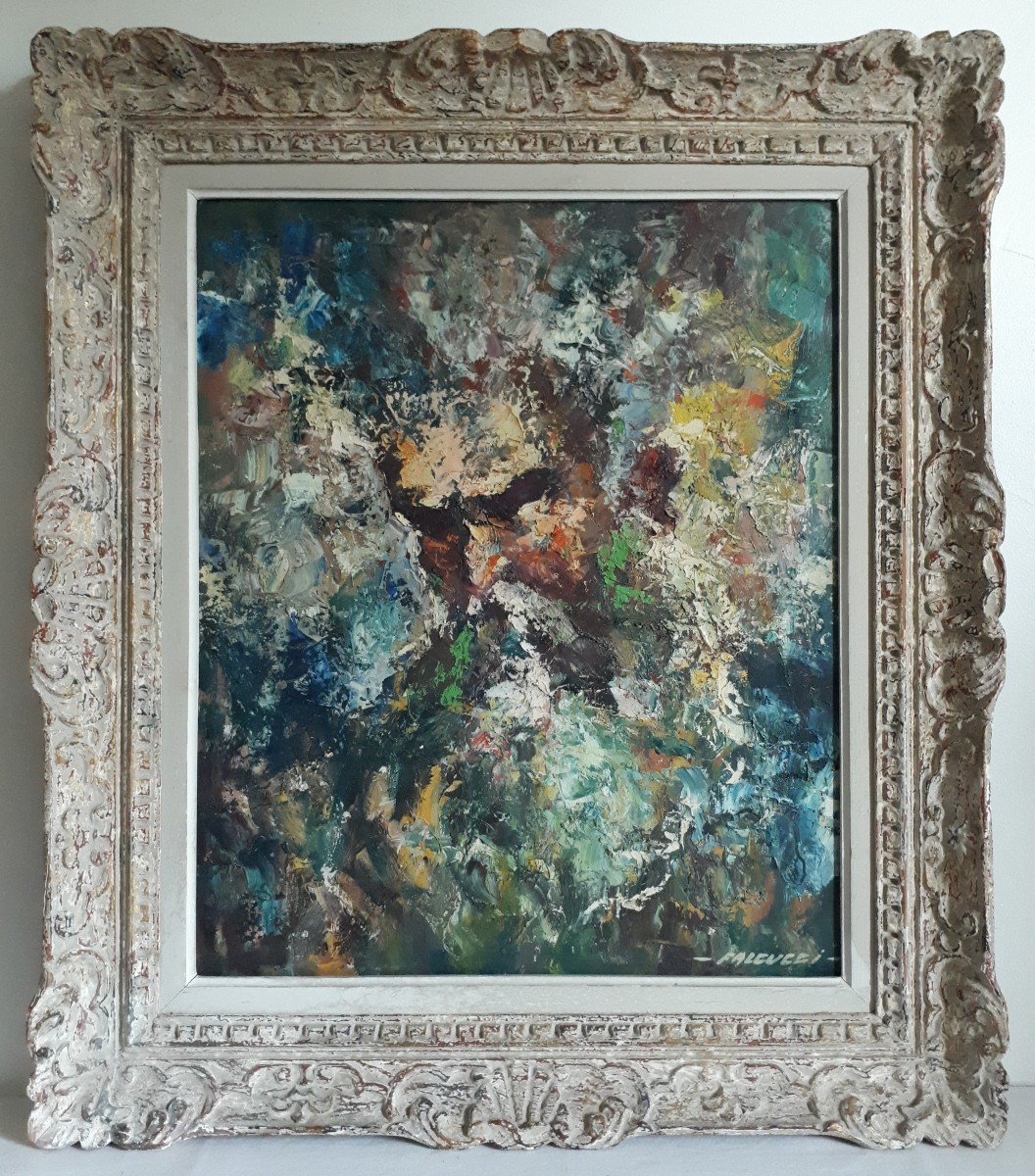 Robert FALCUCCI (1900-1989) huile sur toile portrait