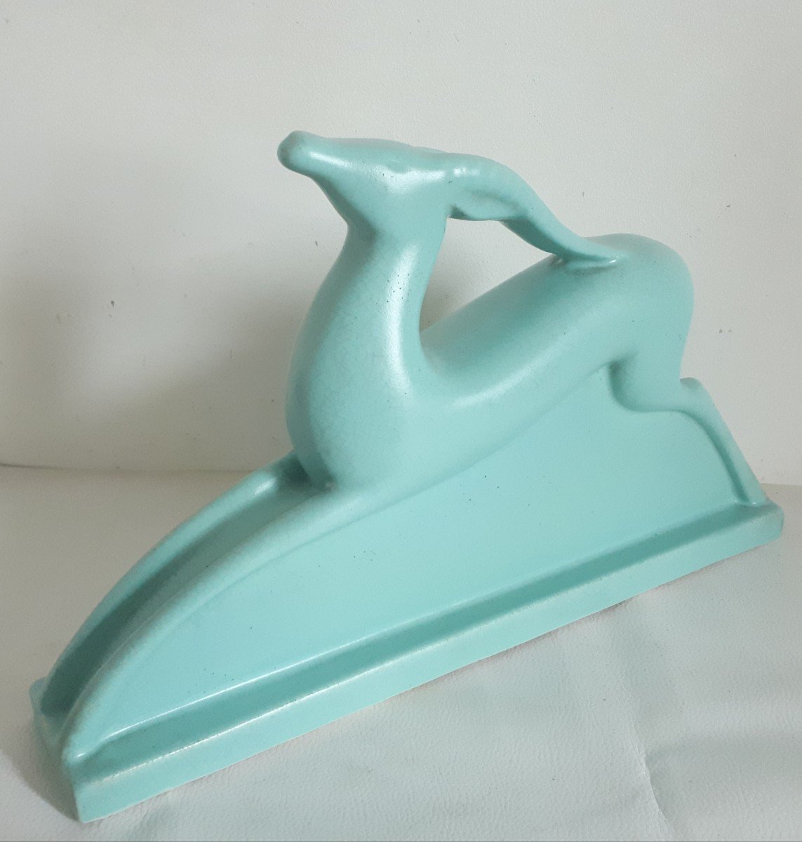 Primavera Ceramic Sculpture Antelope 1930 Art Deco-photo-4