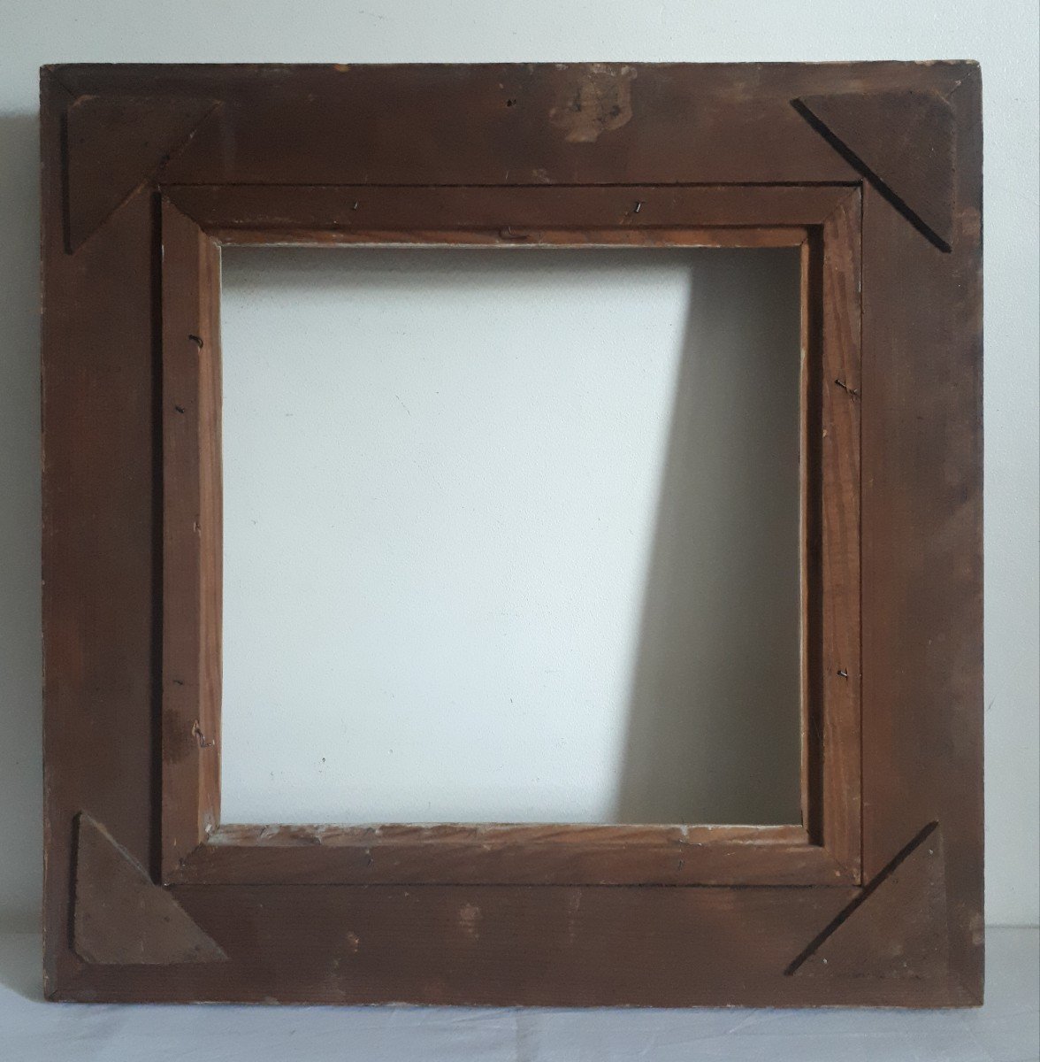 Montparnasse Frame In Carved Wood For 33 X 33 Cm Painting-photo-5