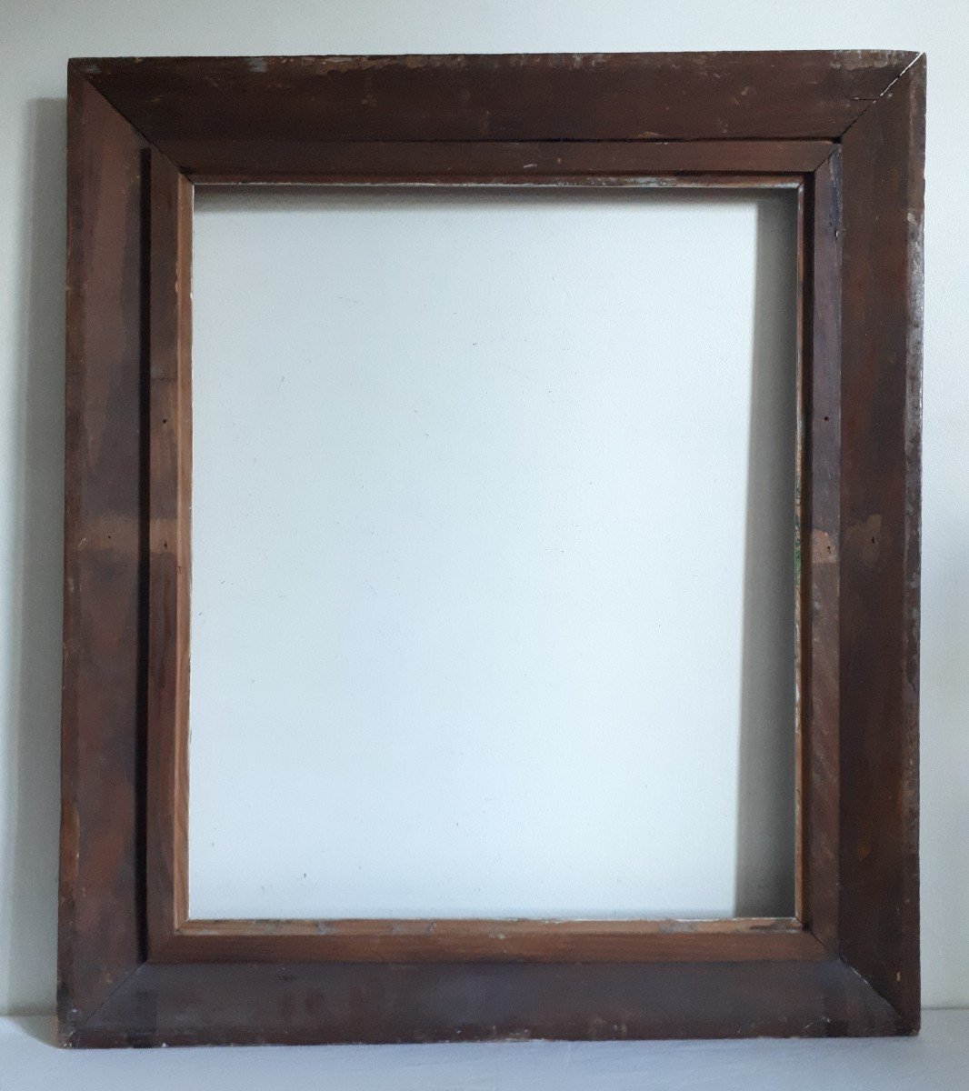 Montparnasse Frame In Carved Wood, 10f Format, For 55 X 46 Cm Painting-photo-2