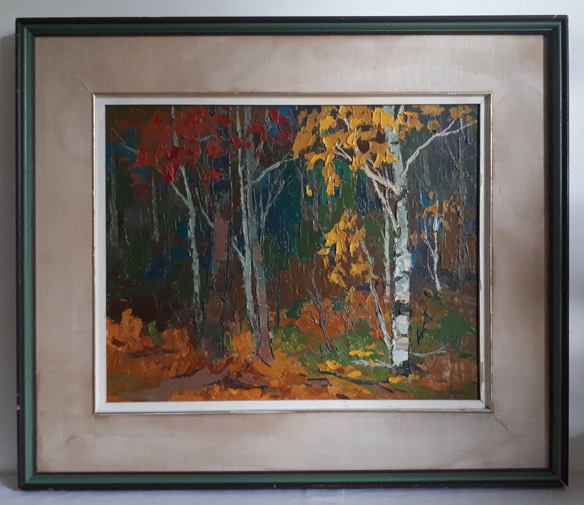 Josh Jack Silburt (1914-1991) Oil On Panel Autumn Landscape Algonquin Park Canada-photo-2