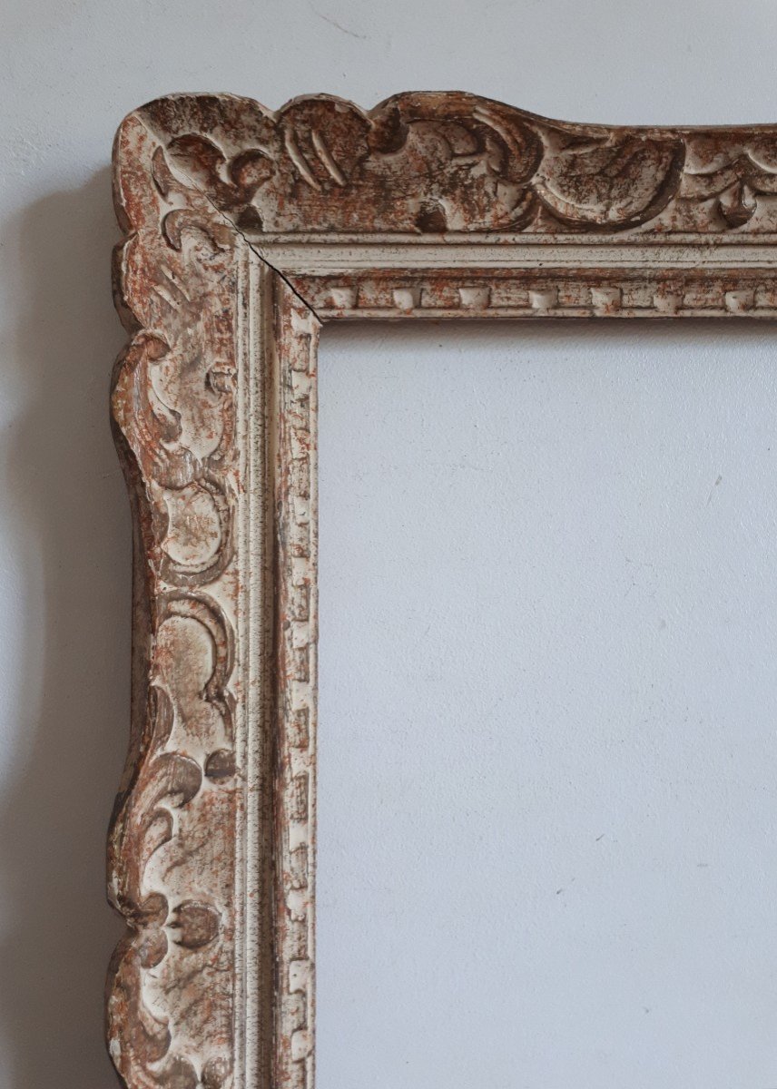 Montparnasse Frame In Carved Wood 15p Format For 65 X 50 Cm Painting-photo-2