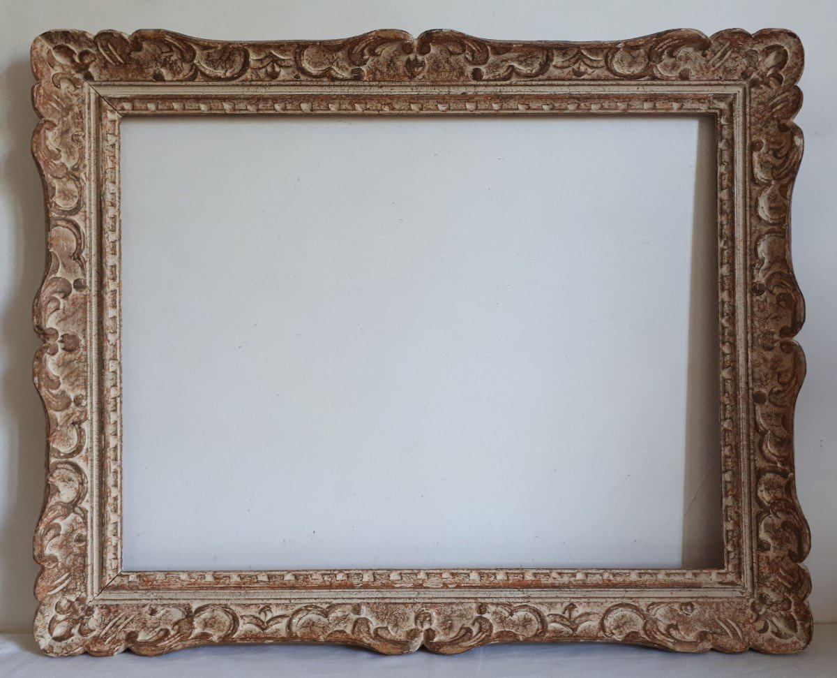 Montparnasse Frame In Carved Wood 15p Format For 65 X 50 Cm Painting