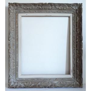 Montparnasse Frame In Carved Wood Format 10f For 55 X 46 Cm Painting