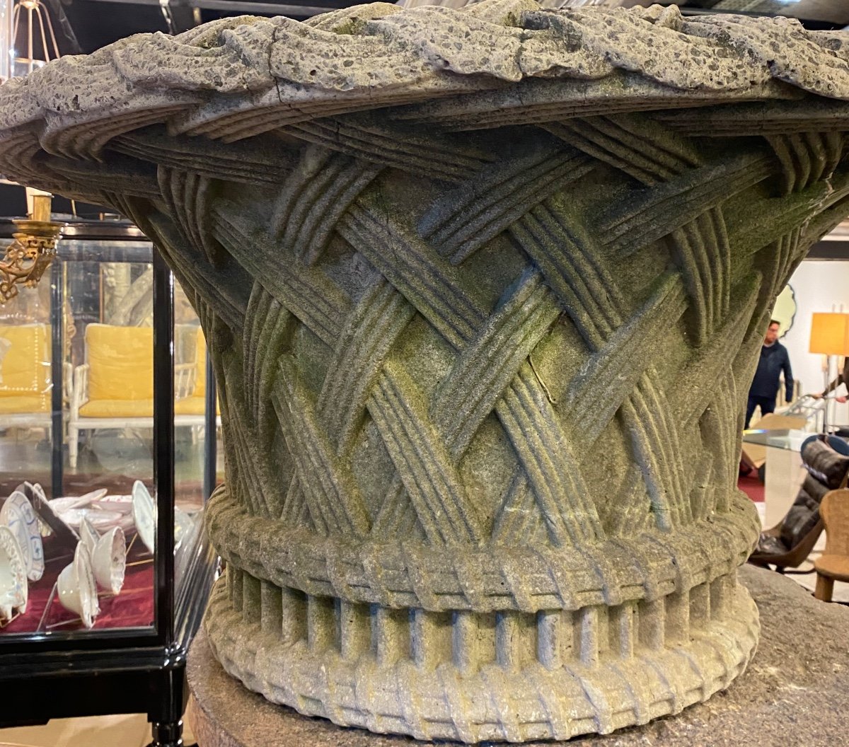 Pairs Of Reconstituted Stone Vase