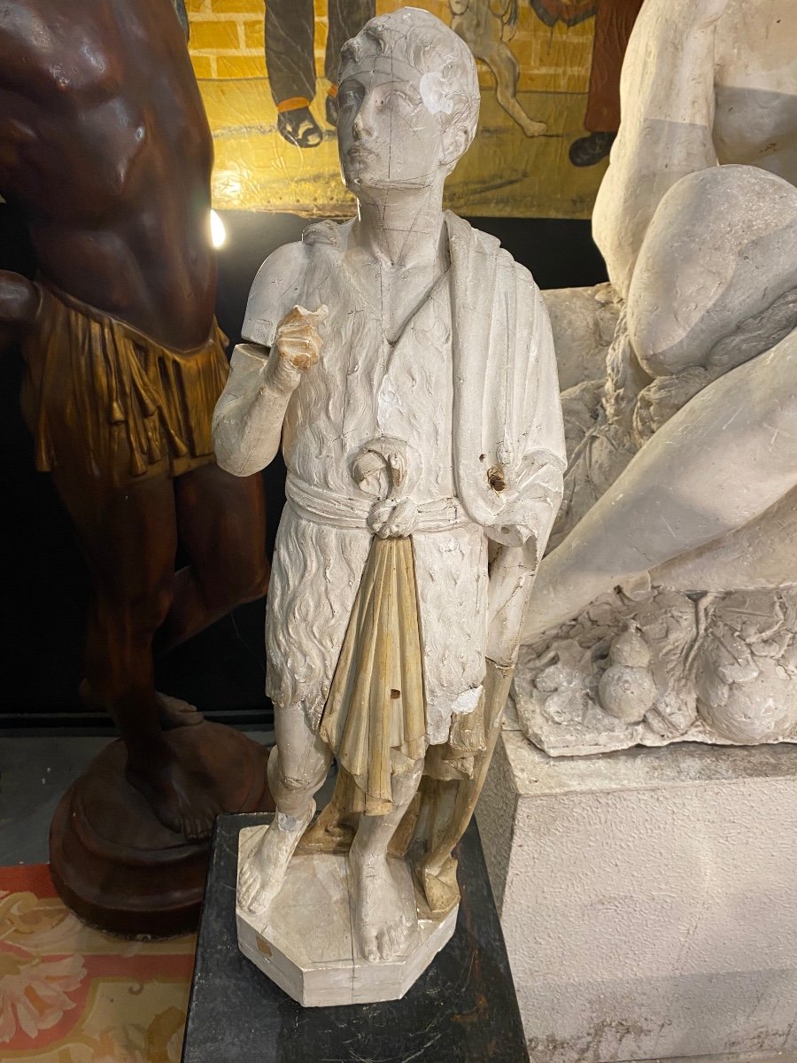 Paires De Statue, En Plâtre , Néoclassique D’études-photo-3