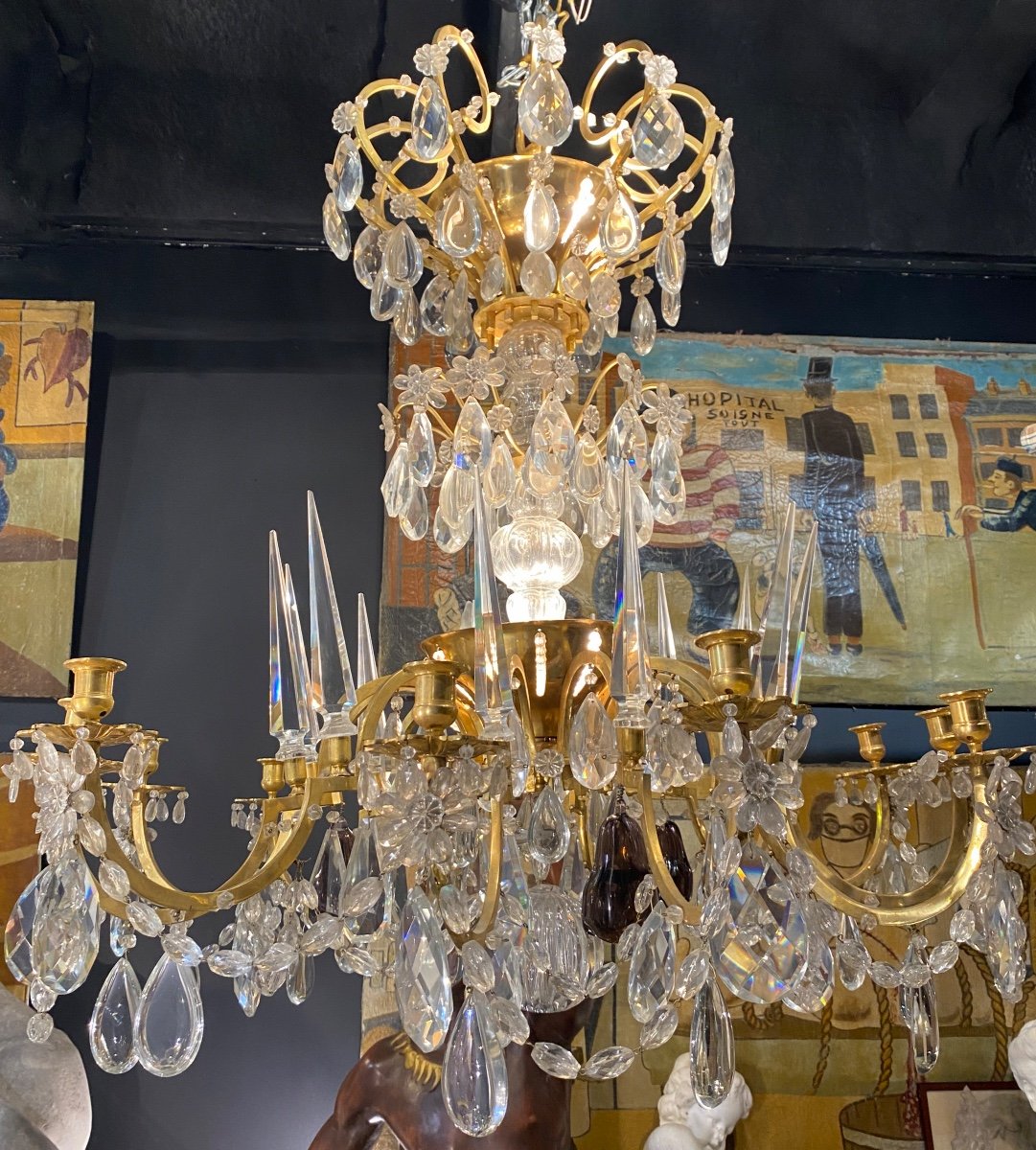 Chandelier, Bronze, House, Bagués