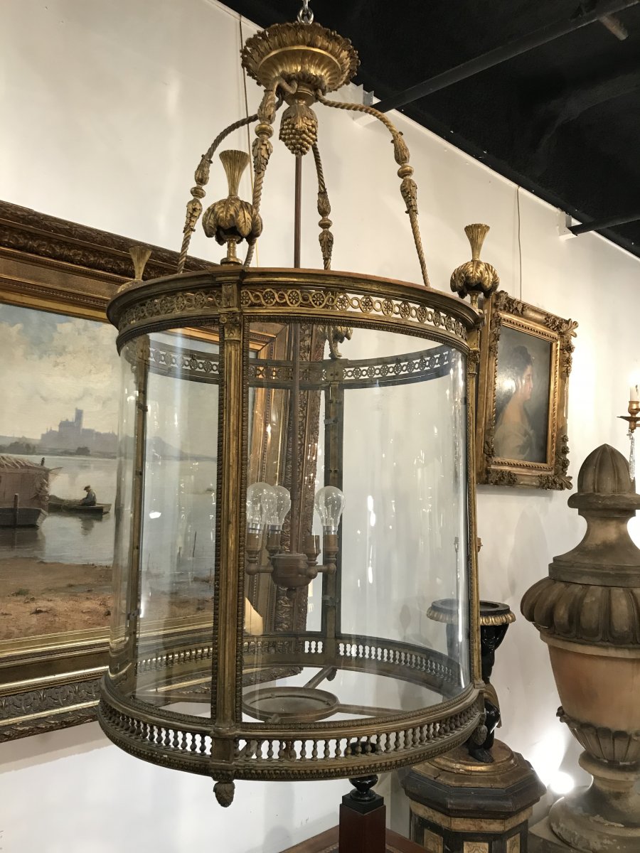 Louis XVI Bronze Lantern