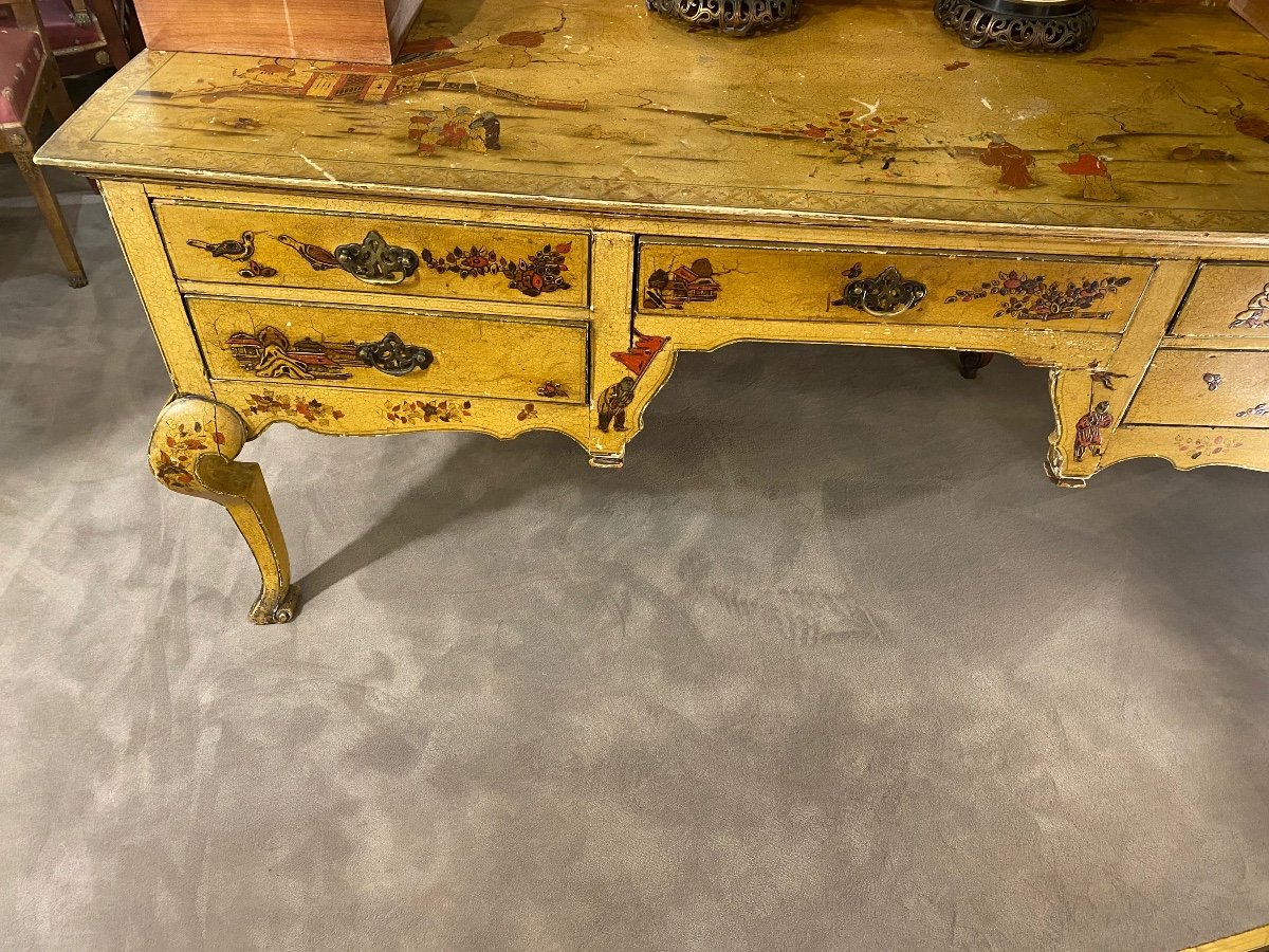 Chinese Dutch Lacquered Desk