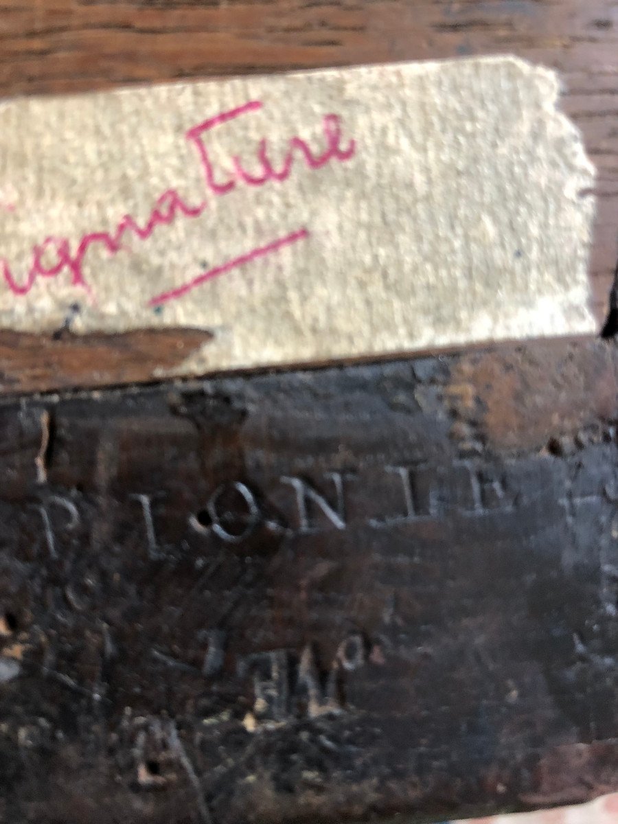 Piece Of Furniture Stamped Pioniez-photo-3