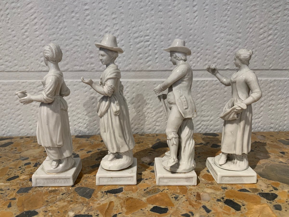 Four Porcelain Statuettes Italy 1780-photo-2