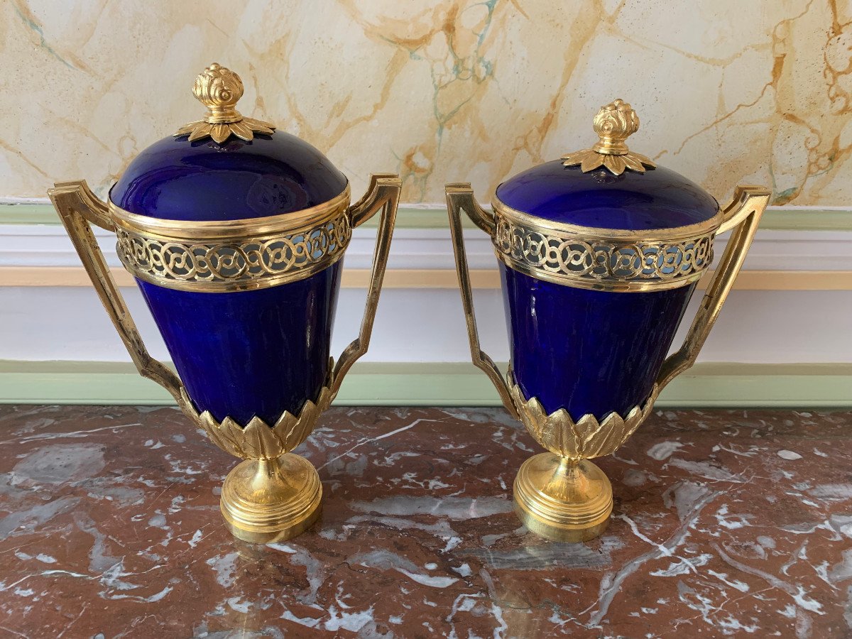 Pair Of Louis XVI Period Vases-photo-4