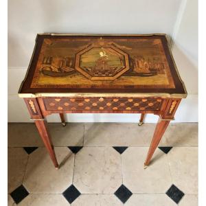 Small Louis XVI Period Table Stamped Schlichtig