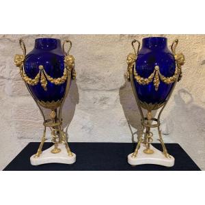 Pair Of Louis XVI Period Vases