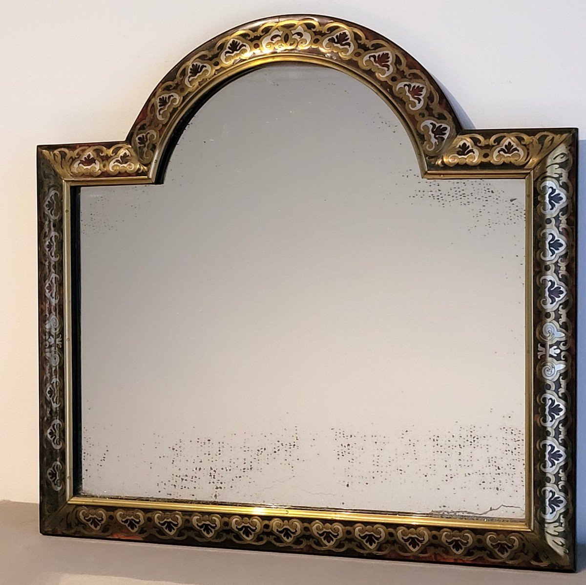 Miroir à Poser En Marqueterie "Boulle" d' Epoque Louis XIV.