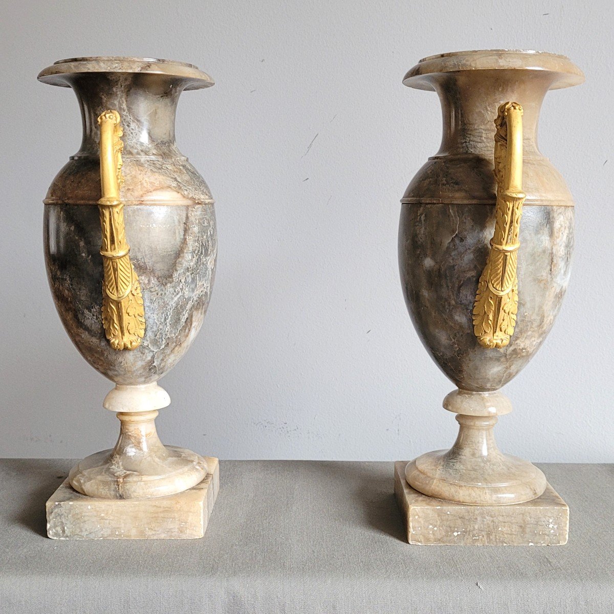 Pair Of Antique Vases, Circa 1820.-photo-3