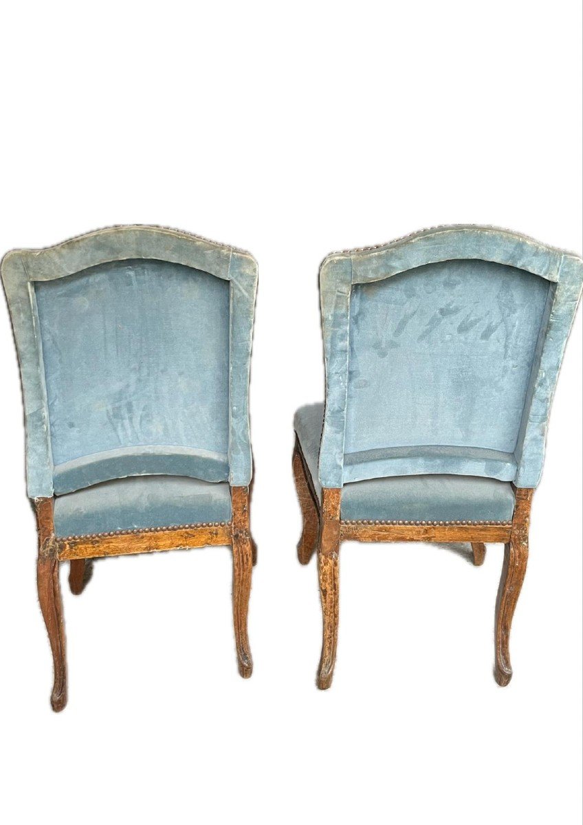 Paire De Chaises De Chambre Louis XV-photo-2