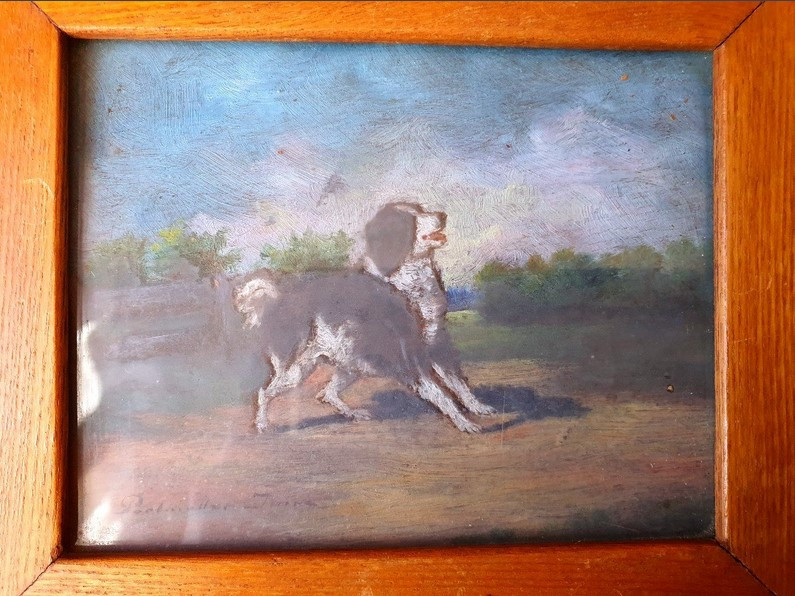 Miniature Dog Signed Perlmutter Isaac