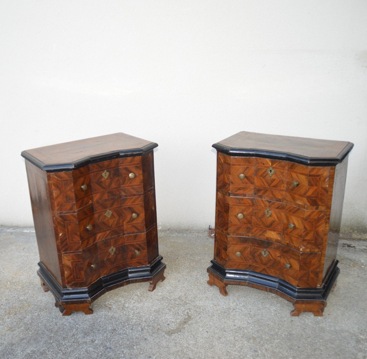 Pair Of 17th Century Northern Italian Chests Of Drawers