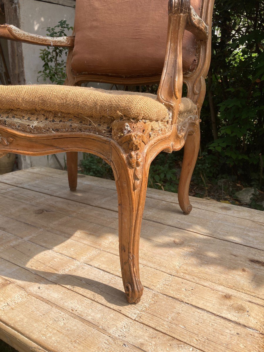 Louis XV Period Queen Armchair-photo-7