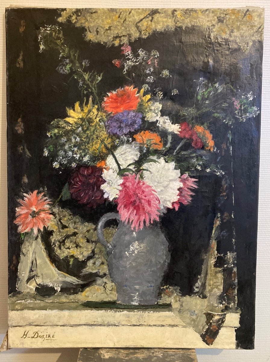 Flower Bouquet By Henri Deziré 