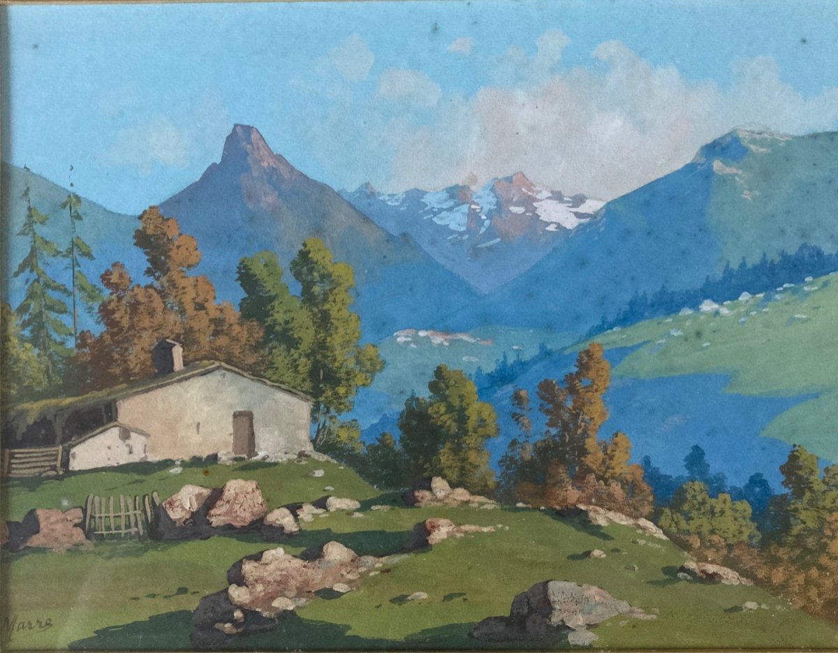 Gouache Du Massif De La Chartreuse