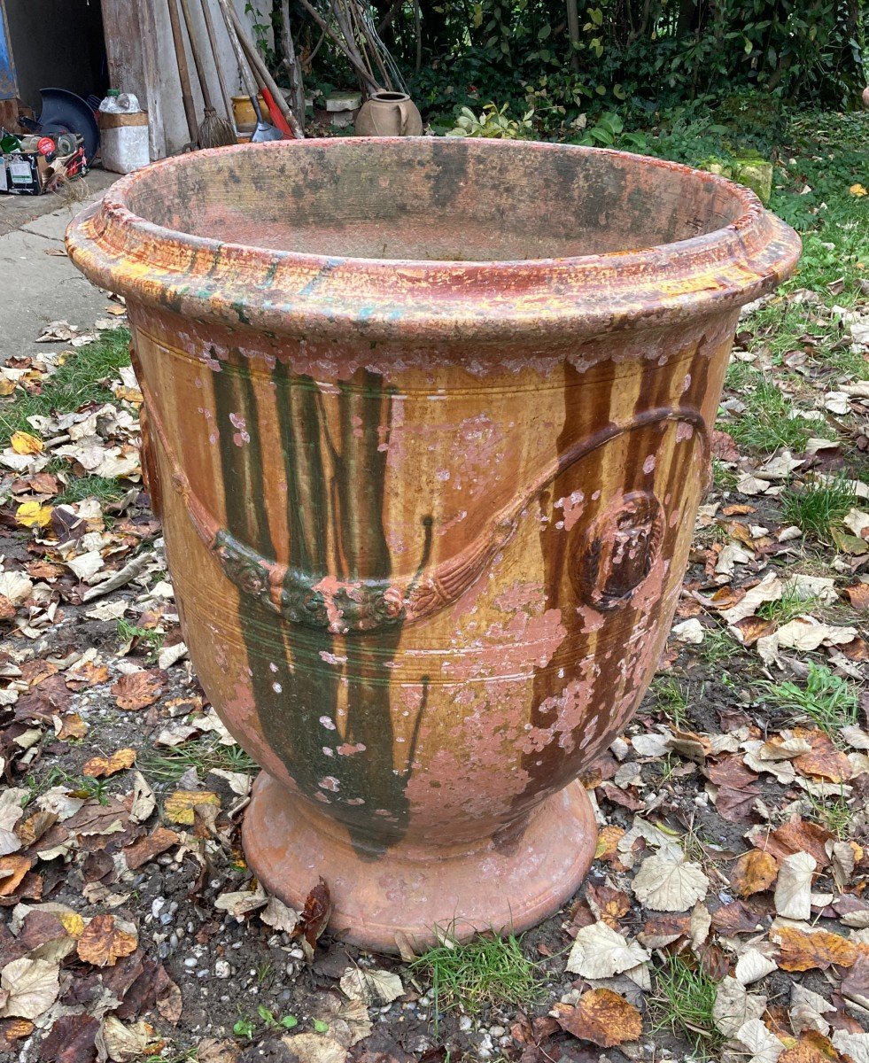 Vase d'Anduze De La Poterie De La Madeleine-photo-3