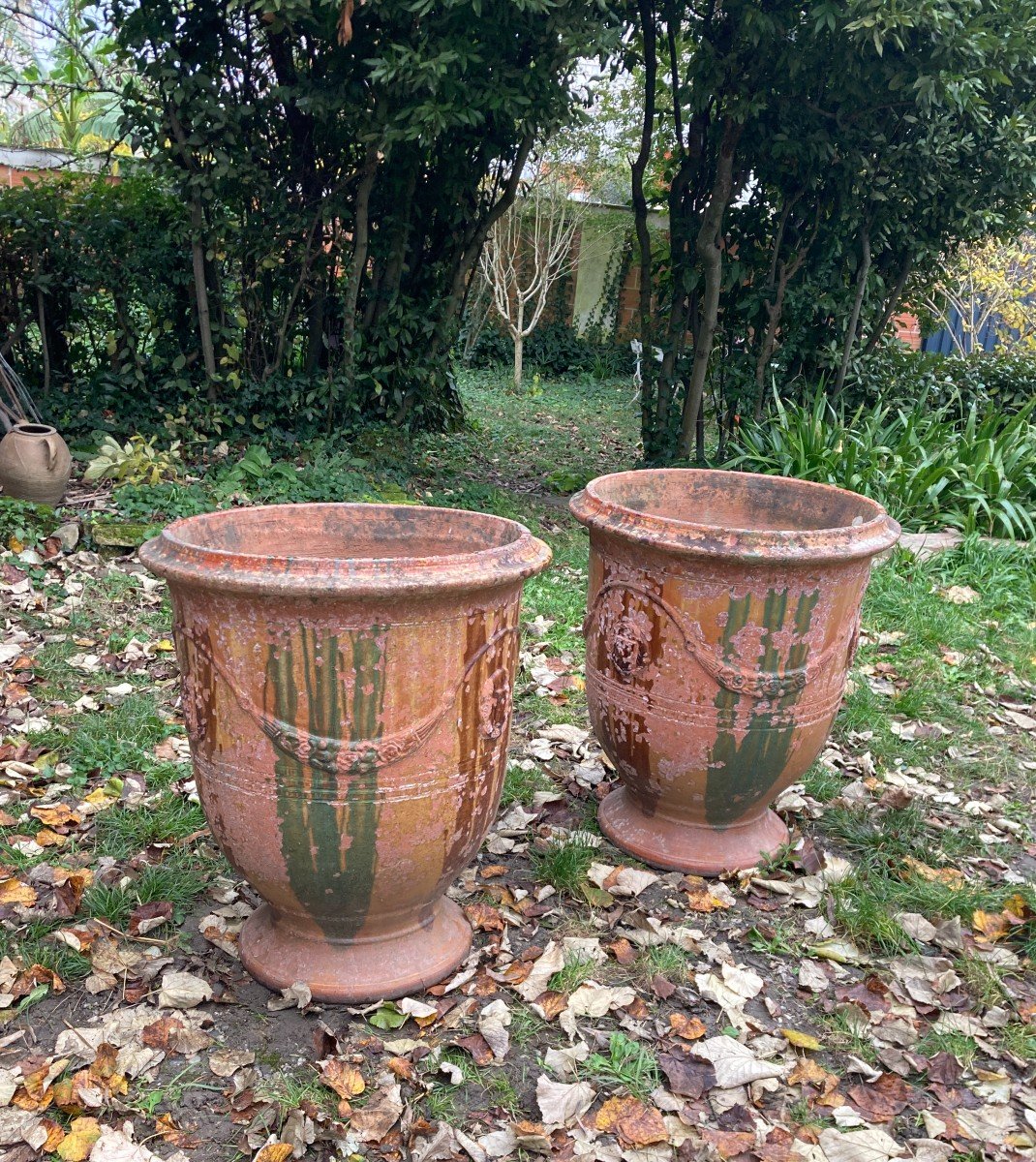 Vase d'Anduze De La Poterie De La Madeleine-photo-2