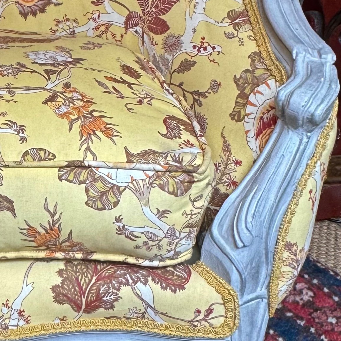  Small Marquise Dog, Cats Sofa , Very Comfortable, 20th Century, Louis XV Style.-photo-1