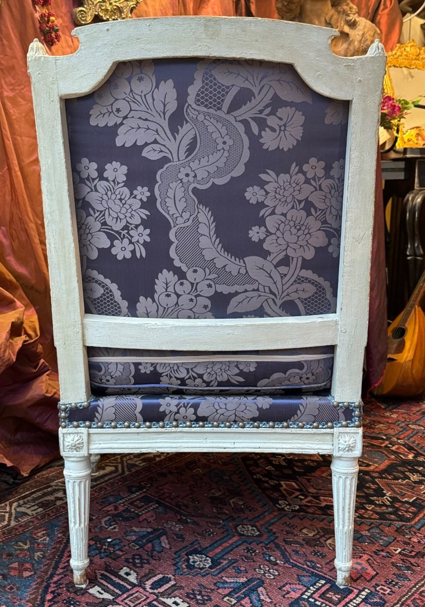 Louis XVI Period Armchair, From A Large Workshop, Circa 1780. Inventory…-photo-5