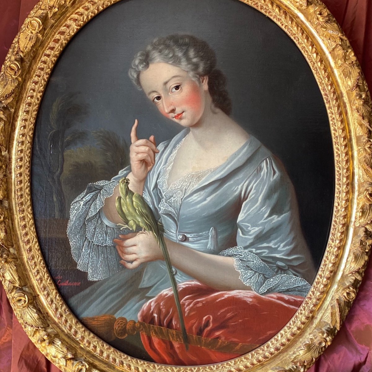 J-A Berthelot de Pléneuf, Marquise de Prie. Vers 1720. JB Van Loo (atelier)