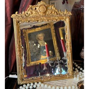 Very Beautiful 18th Century Table Mirror, Regency Period