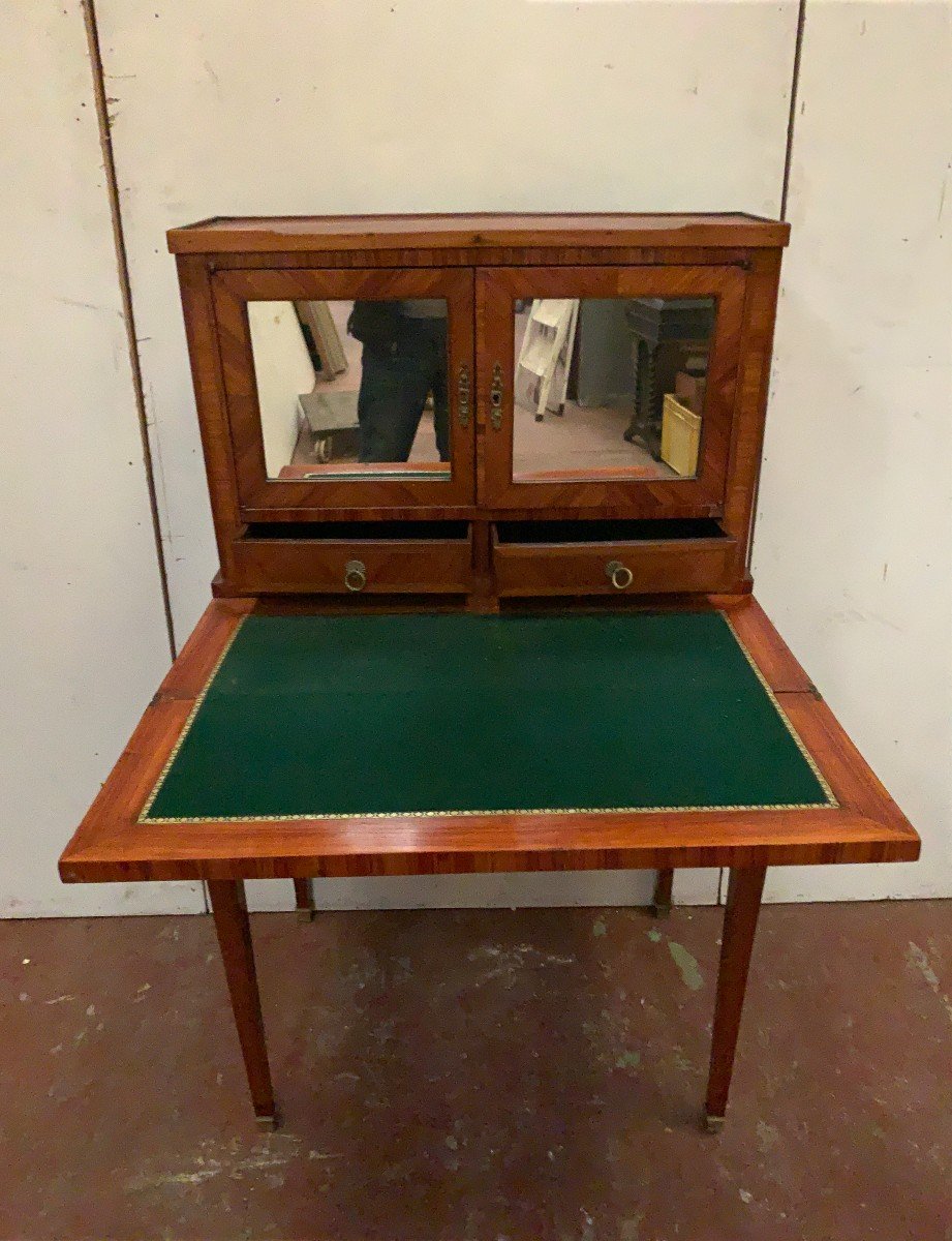 Lady's Desk In Rosewood Louis XVI Style XIX Century-photo-7