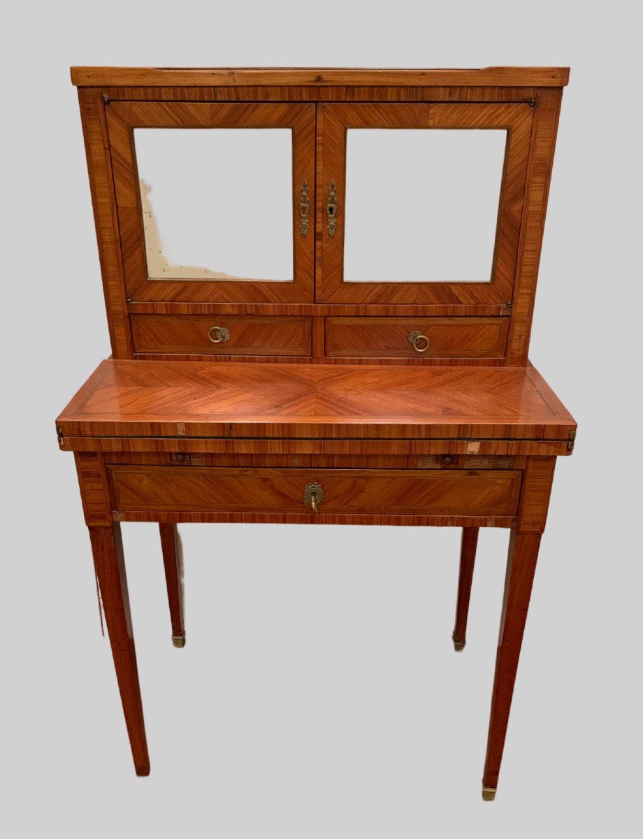 Lady's Desk In Rosewood Louis XVI Style XIX Century