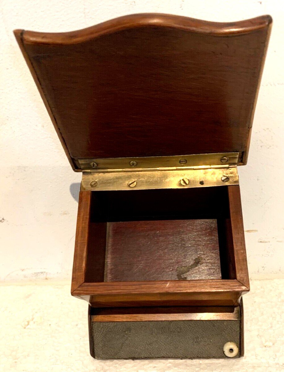 Pyrogen Box In Rosewood Napoleon III XIX Century-photo-3