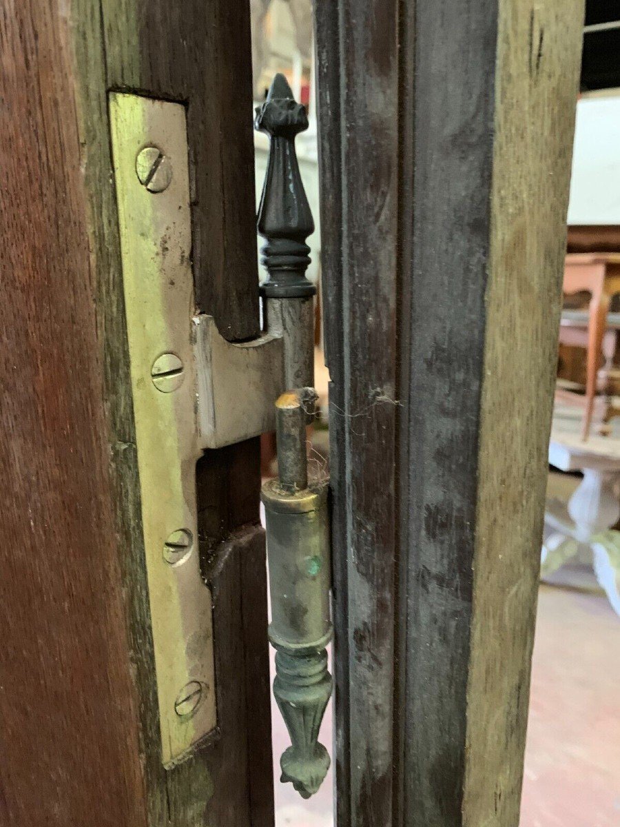 Suite Of Four Separation Doors In Solid Oak XIX Century-photo-5